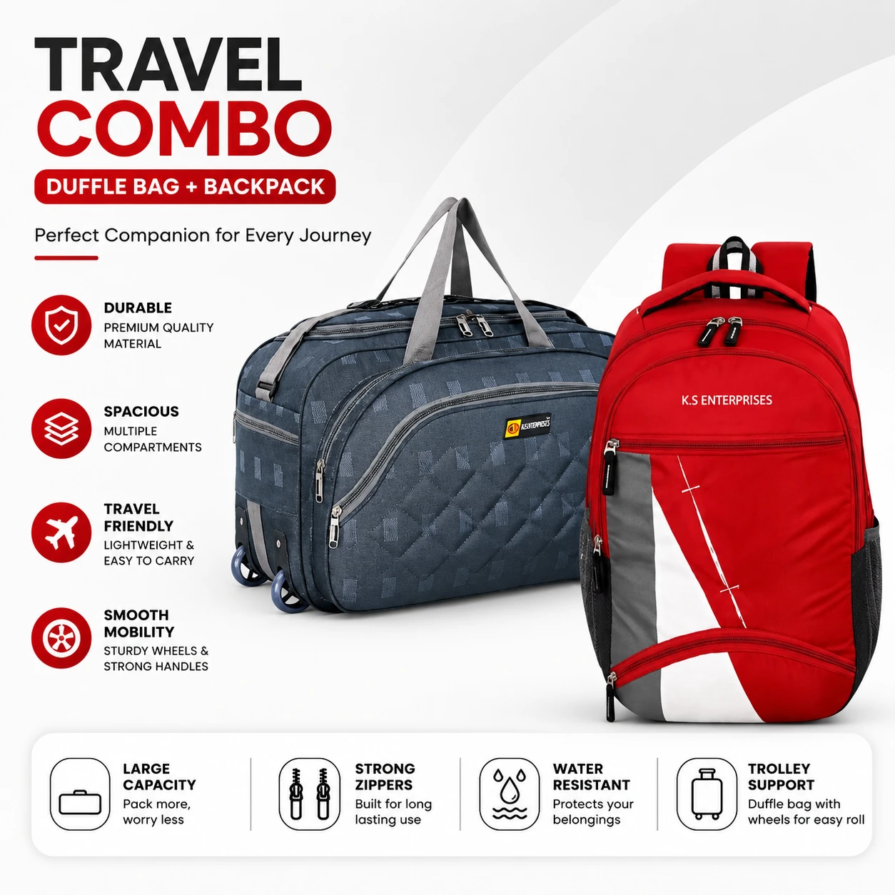 DUFFEL BAG WITH WHEEL DUFFEL BAG
