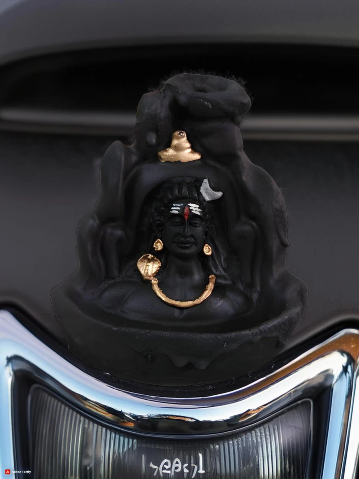 : Lord Shiva Backflow Incense Burner with Sacred Design | Spiritual Home Decor