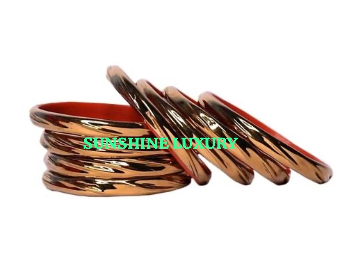 Sunshine Luxury GOLDEN BANGLES 8 PICES