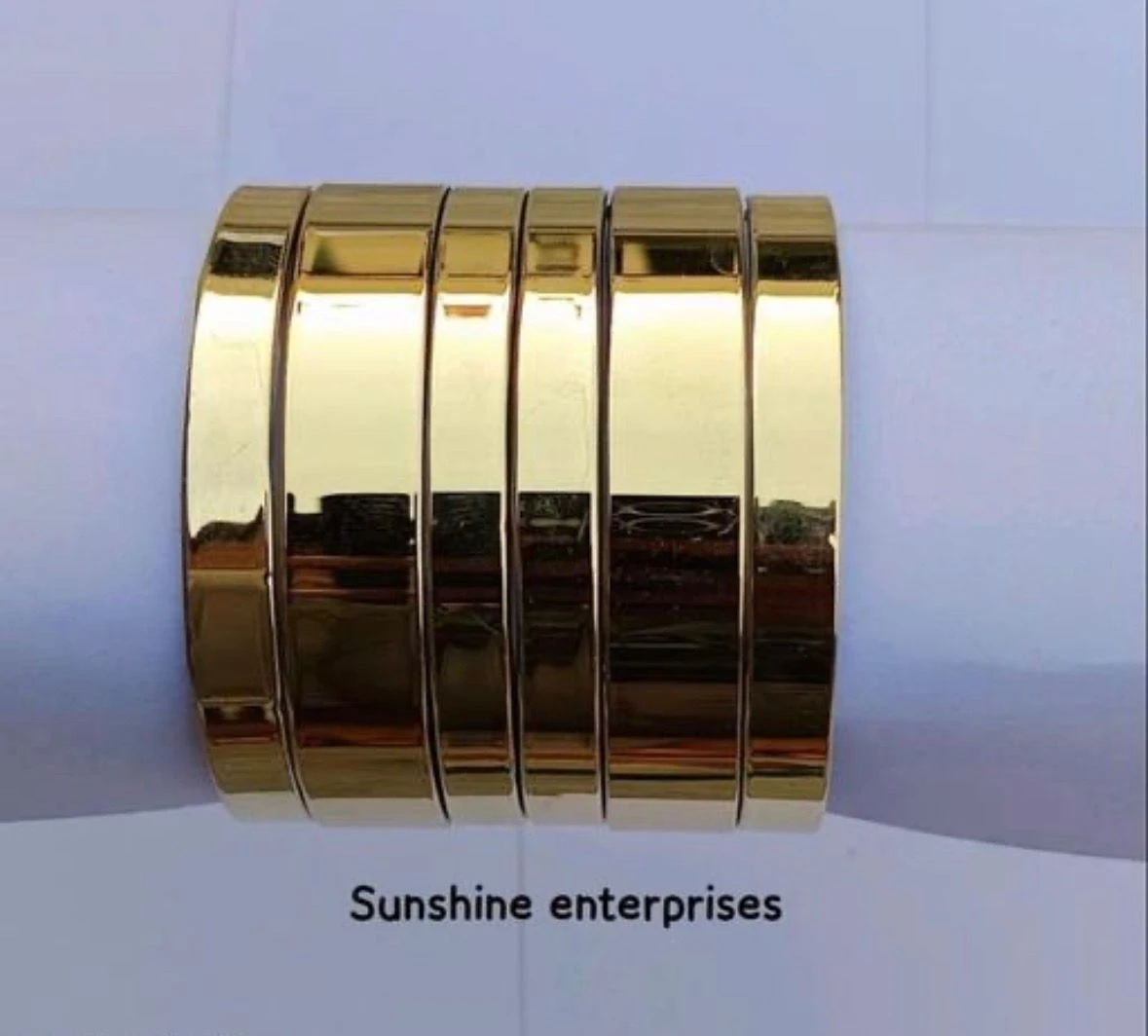 Sunshine Luxury GOLDEN BANGLES 8mm