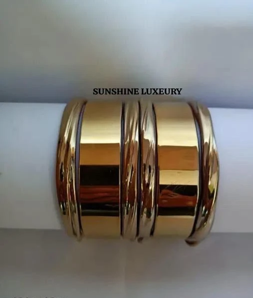 Sunshine Luxury GOLDEN BANGLES set vorosil