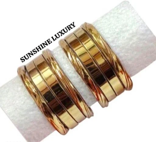 GOLD PLATET BANGLE SET BY Sunshine Luxury