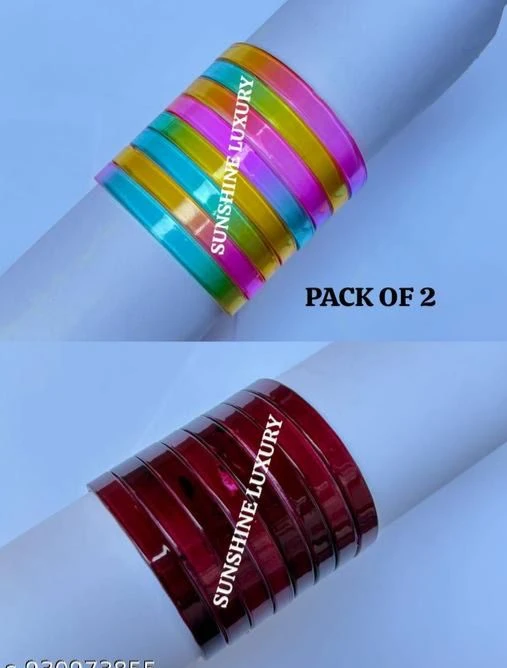 PACK OF 2 MULTI MAHROON JELLY