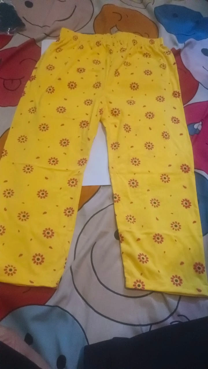 Kids Stylish Lower and Boys & Girls Multicolor Cotton Printed Pyjama 2 Set