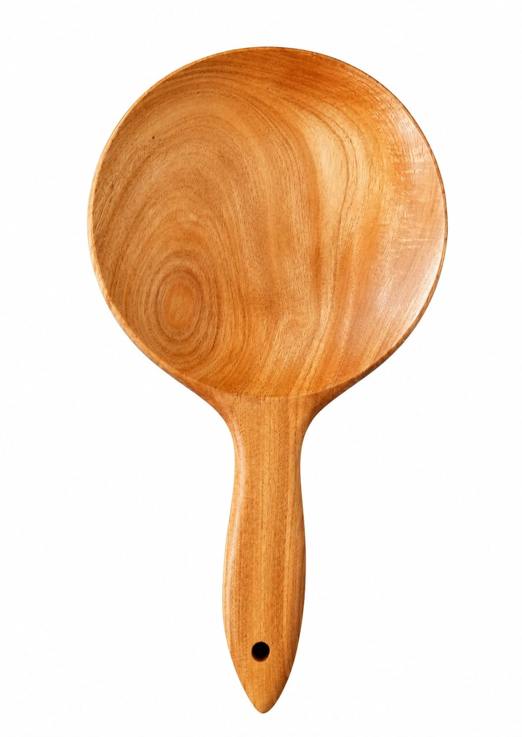 Handmade Wooden Rice Scoop & Pizza Server Paddle with Handle | Neem/ Wood Kitchen Tool