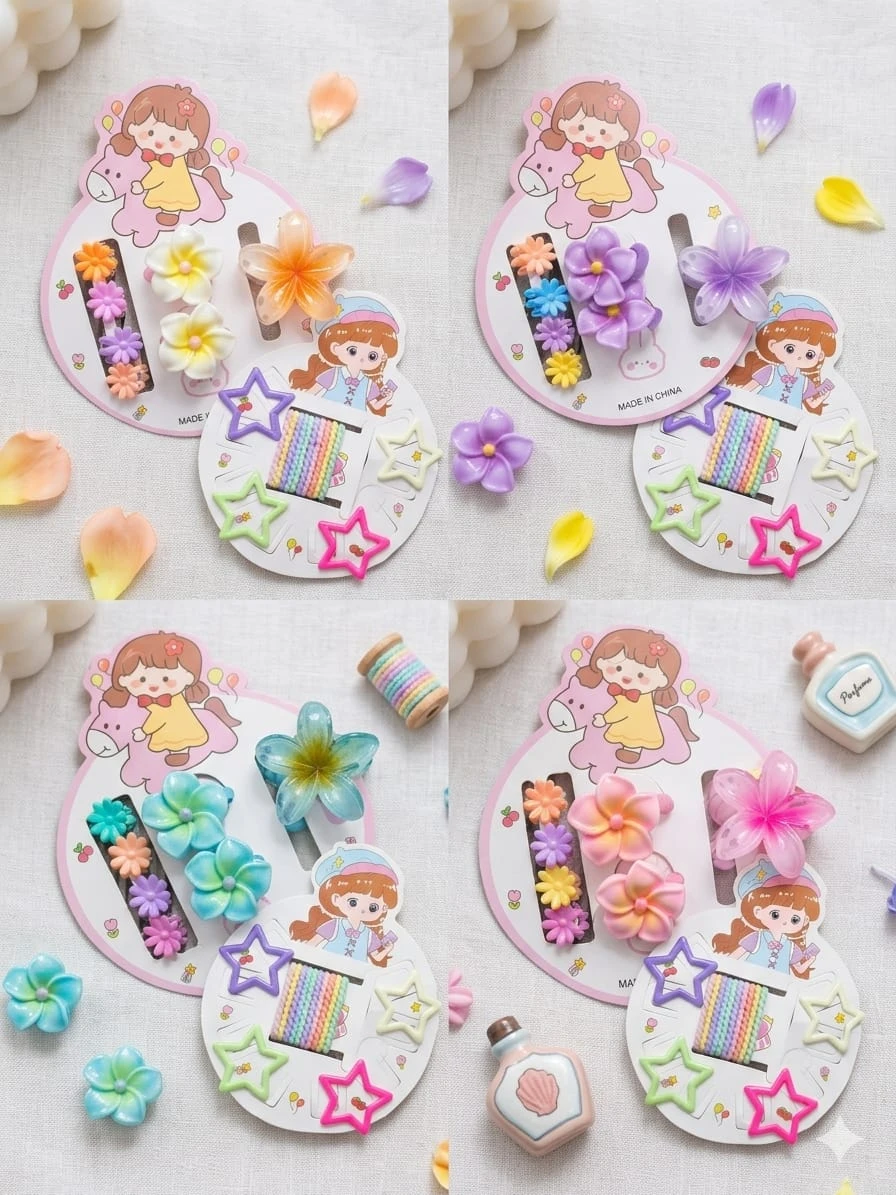 kids hair accessories combo