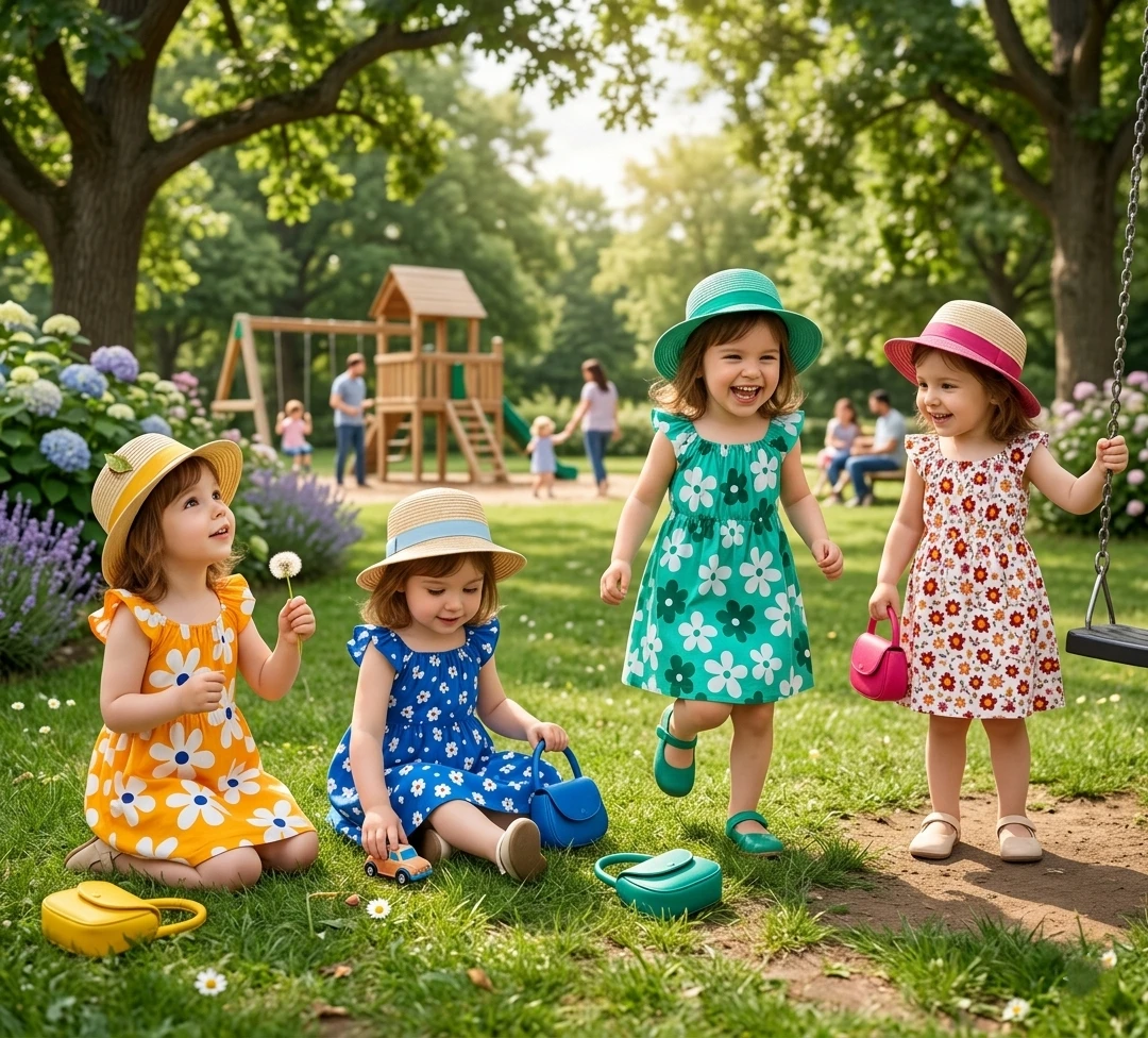 baby girl cotton frock jhabla printed dresses combo pack of 4