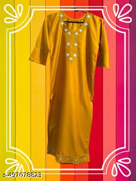 Sparkling  Beige embroidered kurti best fitted with  white legging.