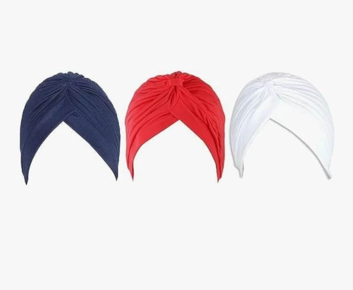 S and P Clothing Men's & Women's Pleated Head Wrap Knit Bonnet Turban/Pleated Stretchable Polyester Women?s Turban Head Cover/Sun Cap Pagri