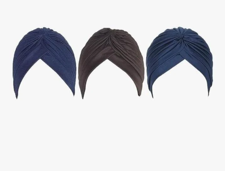 S and P Clothing Men's & Women's Pleated Head Wrap Knit Bonnet Turban/Pleated Stretchable Polyester Women?s Turban Head Cover/Sun Cap Pagri