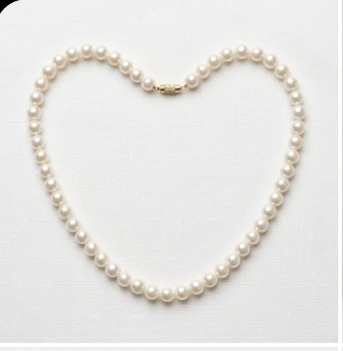 Elegant White Pearl Beaded Necklace for Women & Girls | Classic Party, Wedding & Casual Wear Fashion Jewelry