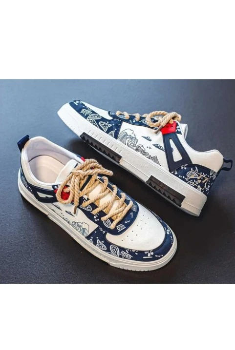 PEPSI High-Top Casual Sneakers – Blue Stylish Comfort for Everyday Wear