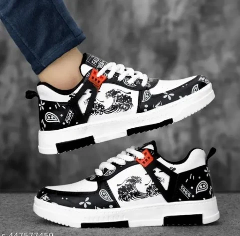 PEPSI High-Top Casual Sneakers – Black Stylish Comfort for Everyday Wear