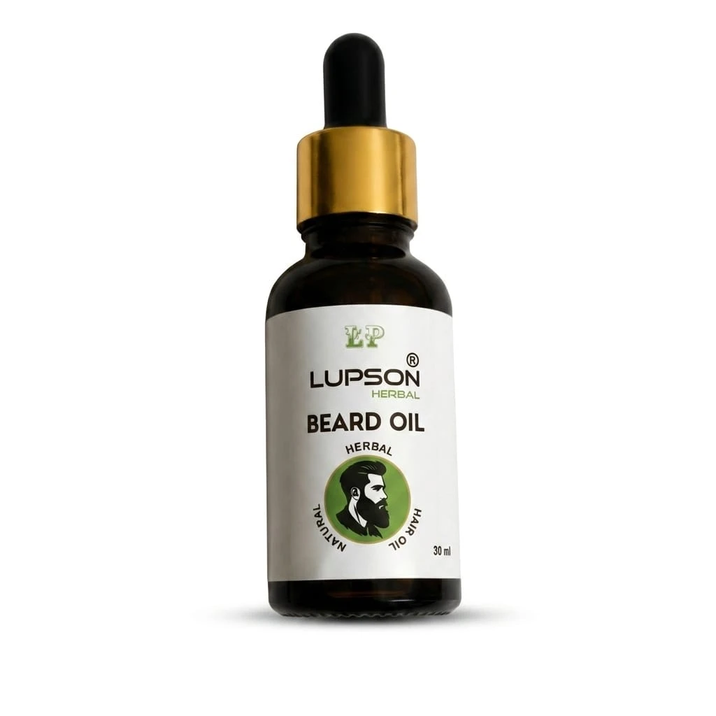 Beard Growth Oil for Men 30ml – Herbal Natural Formula, For Thicker | Softer Beard & Moustache | Conditioning & Shine