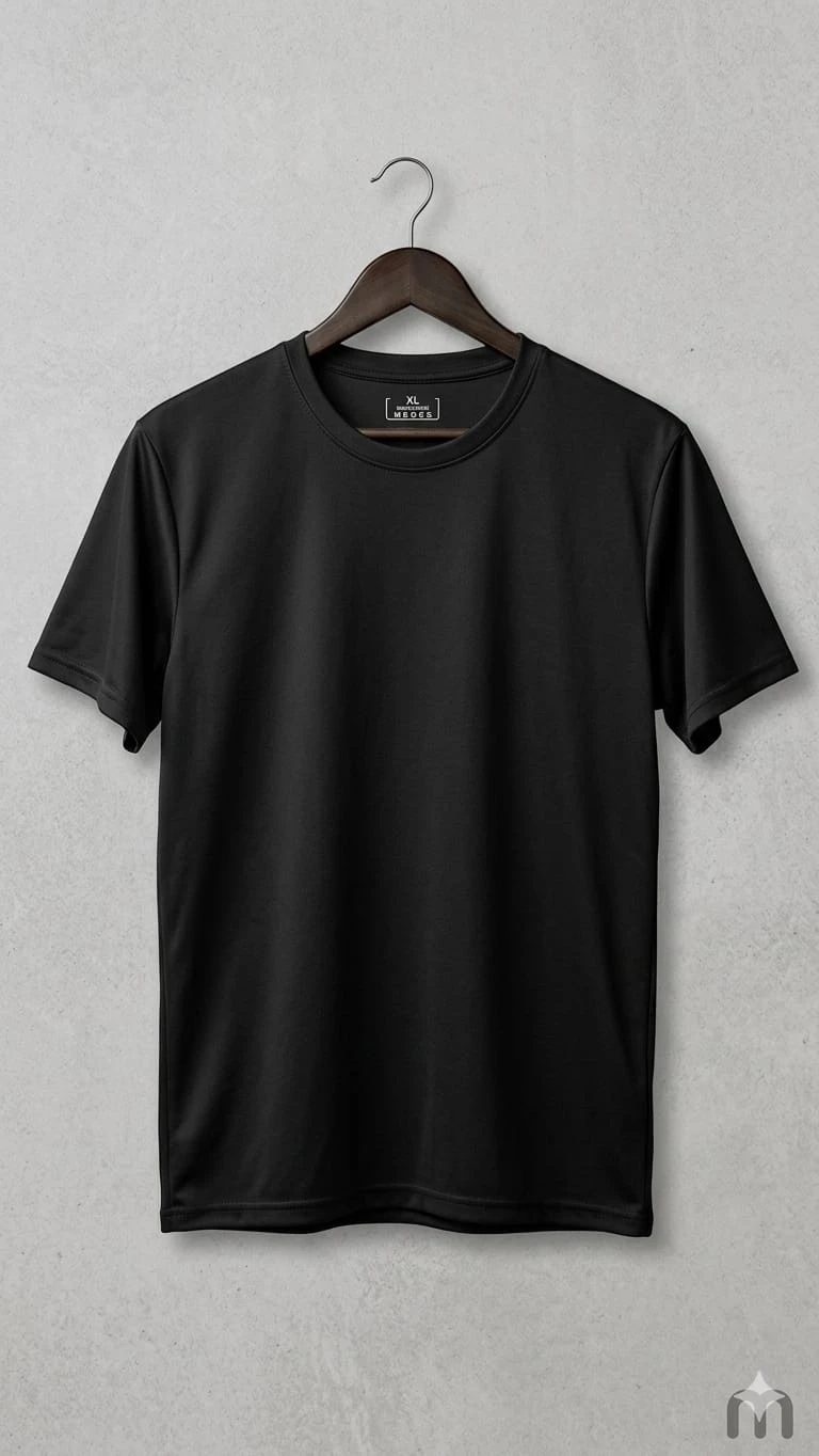 Round Neck T-Shirt for Men & Women | Cotton Round Neck Tee | Half Sleeve Casual Plain Printed T-Shirt | Regular Fit