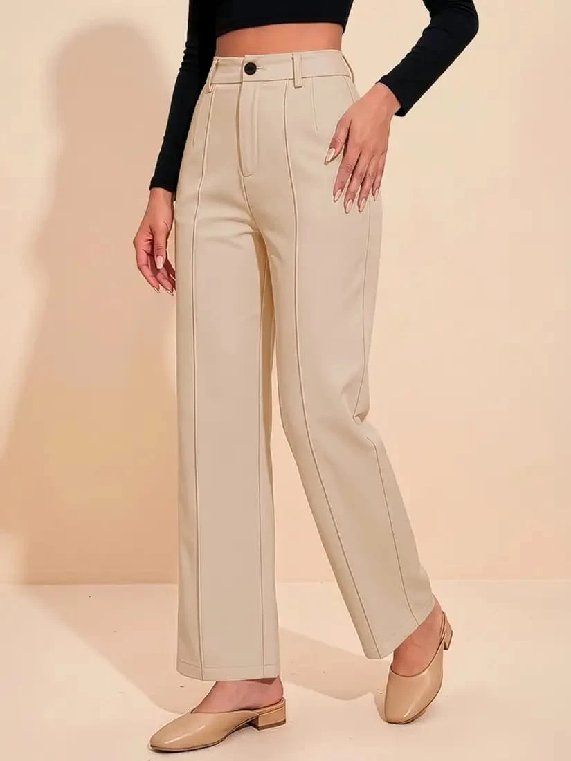 Front Line Loose Fit Formal Trouser and Pants for Women