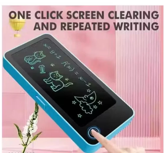 Electronic LCD Writing Tablet for Kids Digital Drawing Notepad with Stylus One Click Erase Reusable Learning Toy for Boys Girls