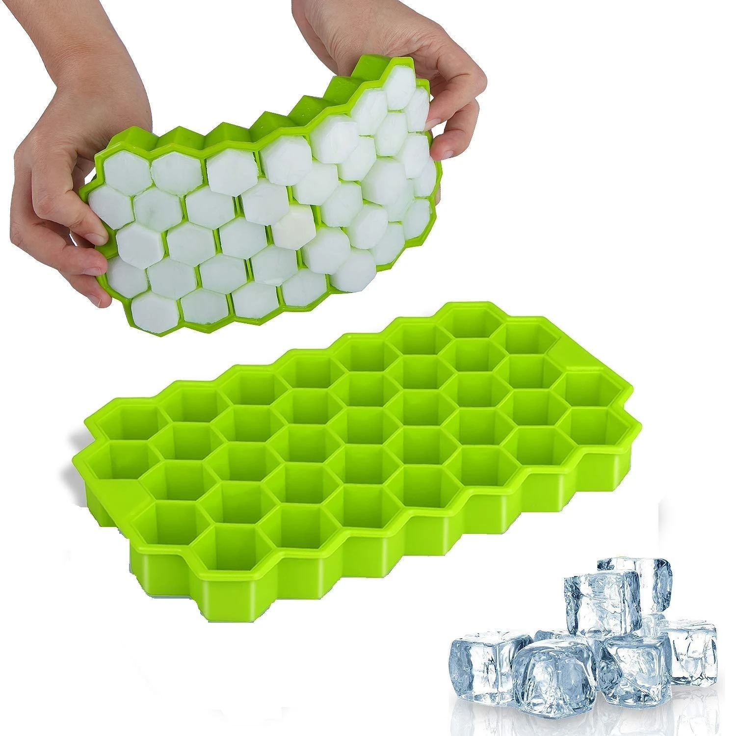 Honey Comb Design Ice Tray (2 Pc)