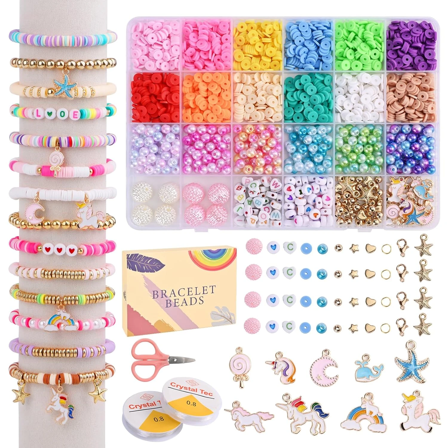 Complete DIY Bracelet Making Combo for Girls