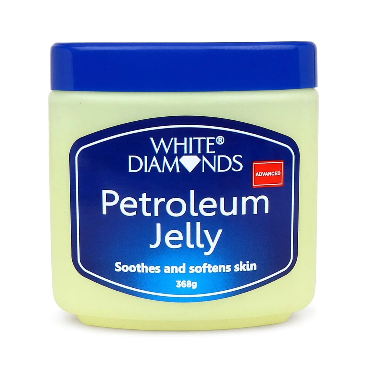 White Diamonds Advanced Petroleum Jelly Yellow 368g – Deep Moisturizing Skin Protectant for Dry Skin | Multi-Purpose Body & Face Care | Long-Lasting Hydration