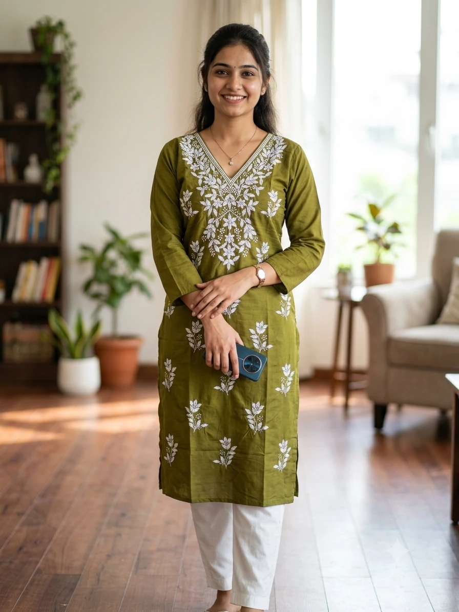 Ryoan KUrti white Trosers