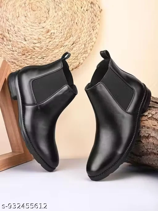 Big Liner Premium Handmade Chelsea |Soft Cushioned Insole |Slip-Resistance Boots For Men