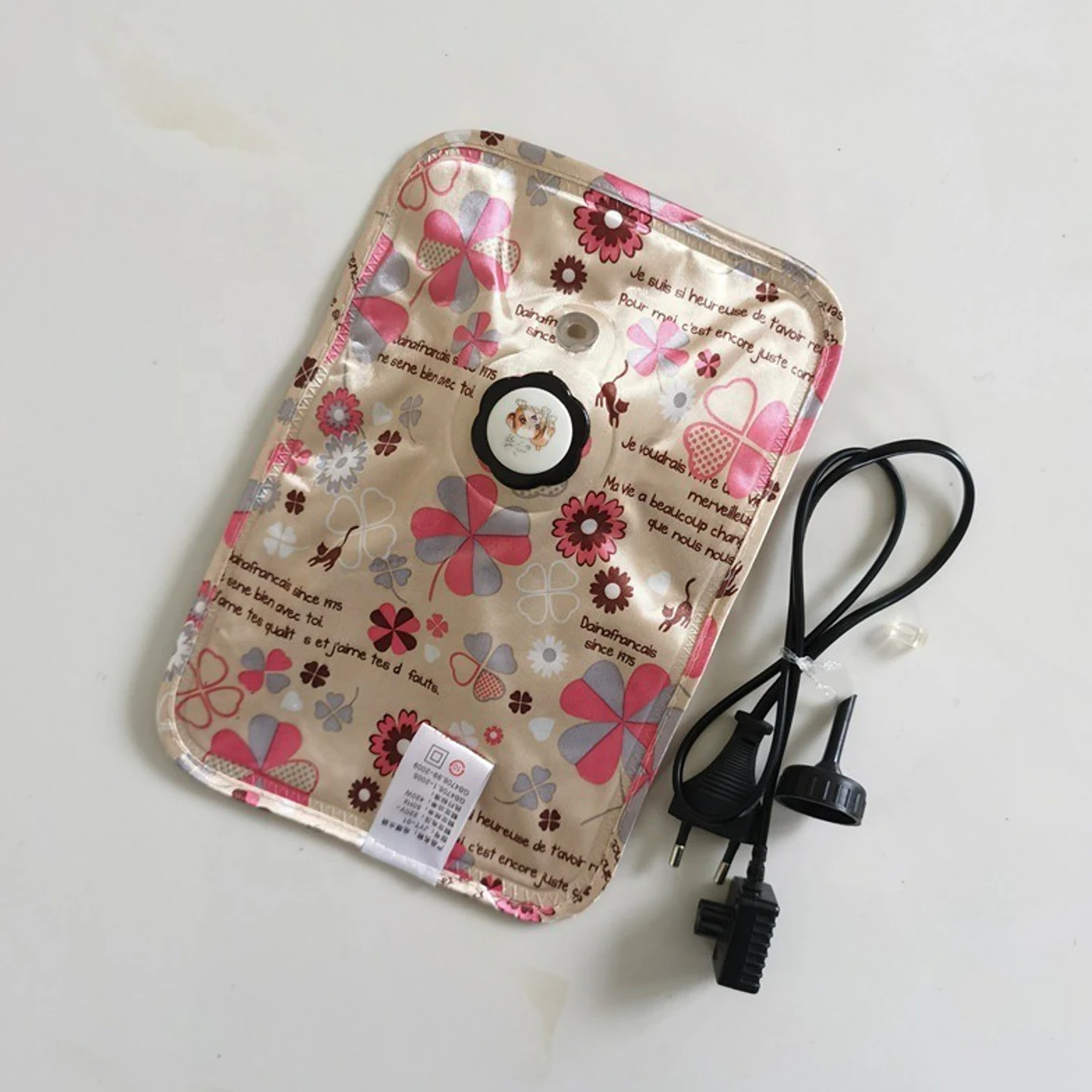 AAFOS Electric Heating Pad,Hot Water Bag, Pillow , Warm , Winter Bottle Pain Relief Electric 1 L Hot Water Bag (MULTICOLOR)