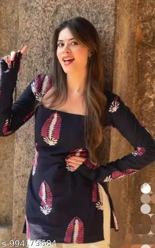 rayon printed kurti women and girl