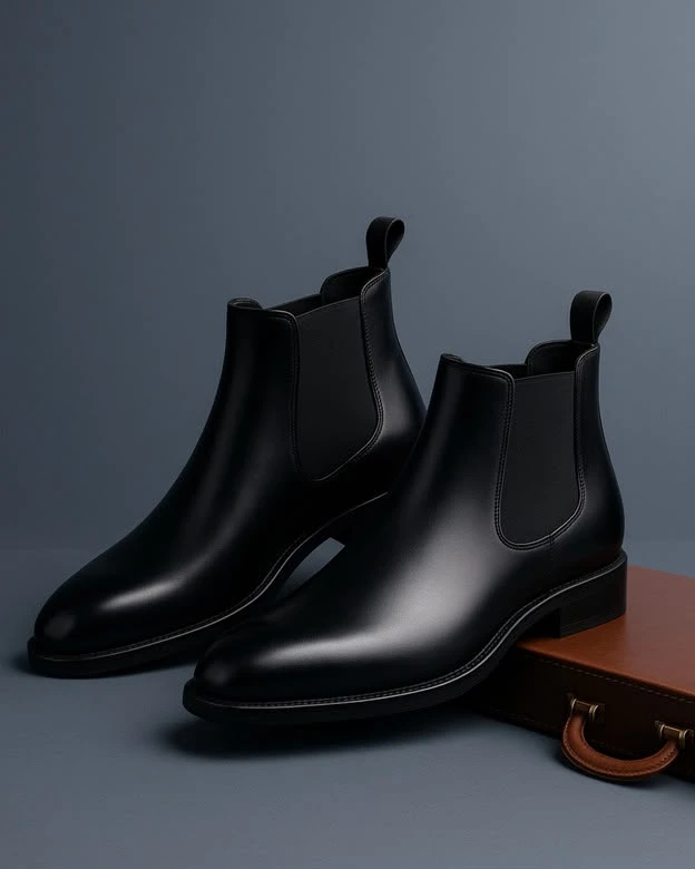 Men Black Chelsea Boots | Stylish Ankle Boots for Men