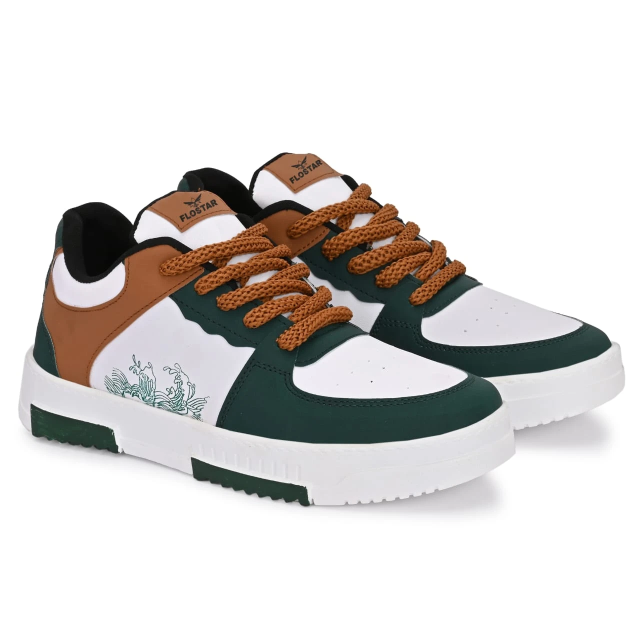 Men's Stylish Casual Sneakers Lace-Up Sports Shoes for Daily Wear