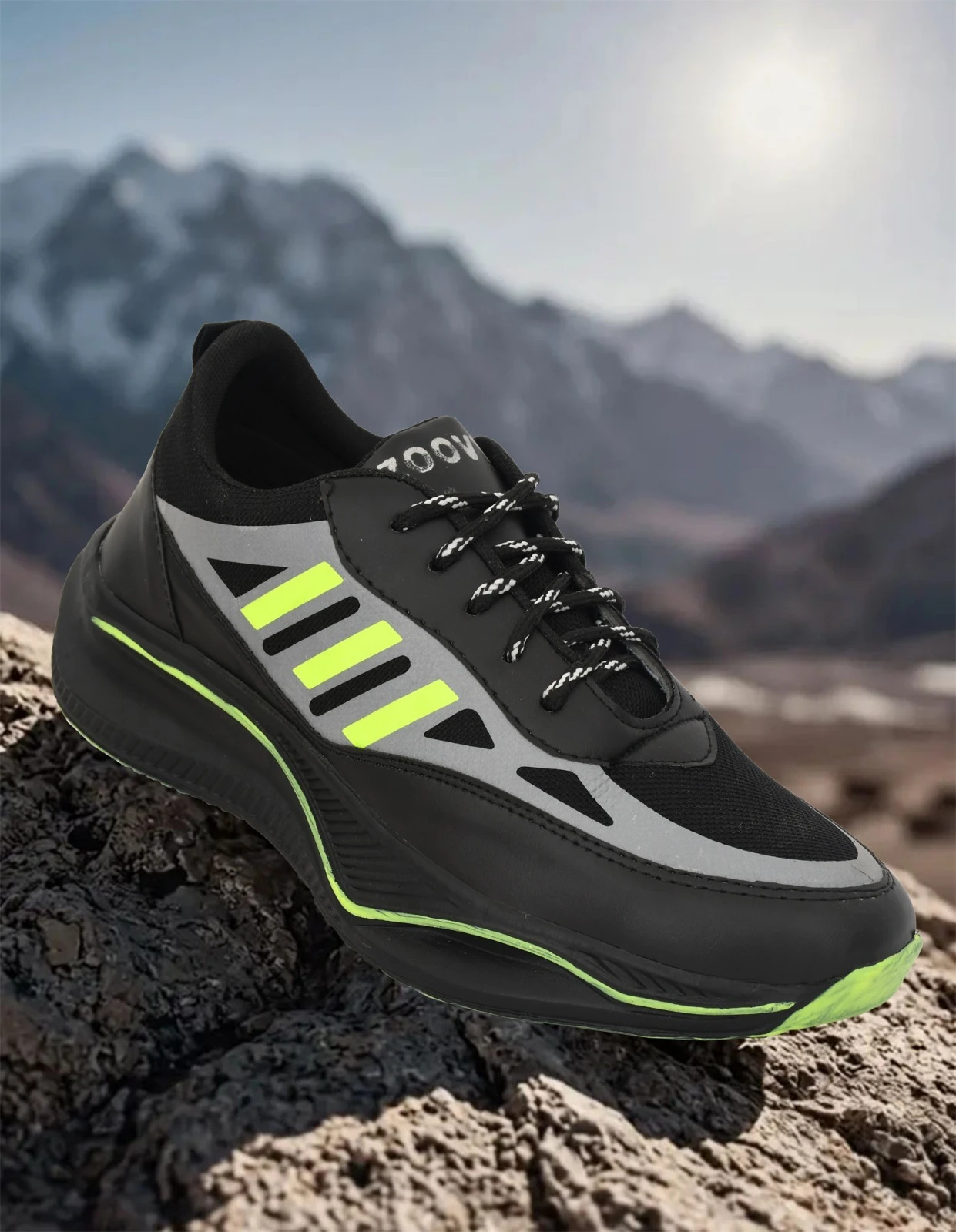 Dxumello AJ 51 Black Sports Shoes | Lightweight Running & Walking Shoes for Men & Boys