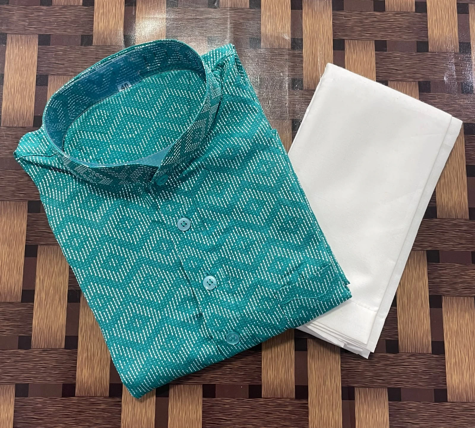 Men's Cotton Kurta Pajama Set | Traditional Ethnic Wear Kurta with White Pajama for Wedding & Festival