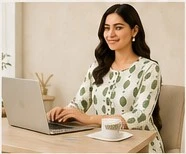 Green Floral Print Cotton Straight Kurti