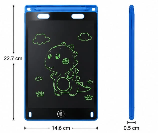 Reusable LCD Writing Tablet for Kids & Adults – Colorful Digital Drawing Pad