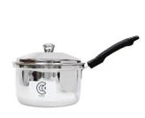 Sauce Pan | Crest Stainless Steel Sauce Pan with Handle for Cooking & Kitchen Use