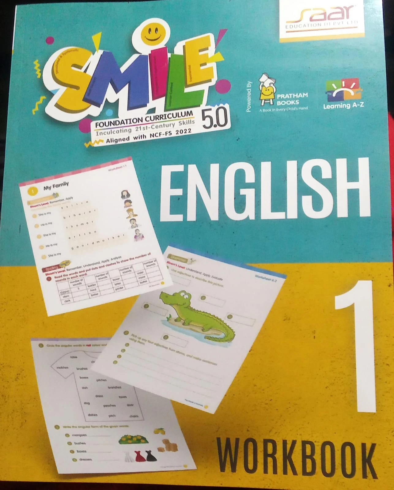 SMILE ENGLISH WORKBOOK  CLASS 1