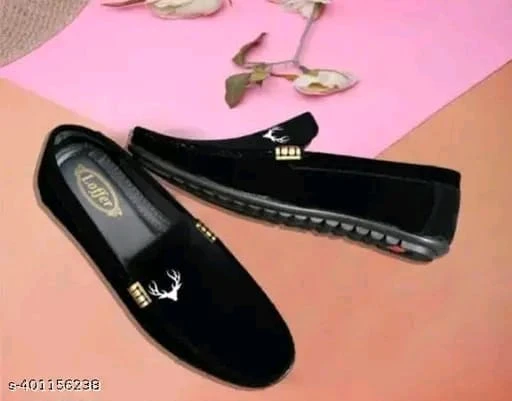 NEW BLACK MEN LOAFERS