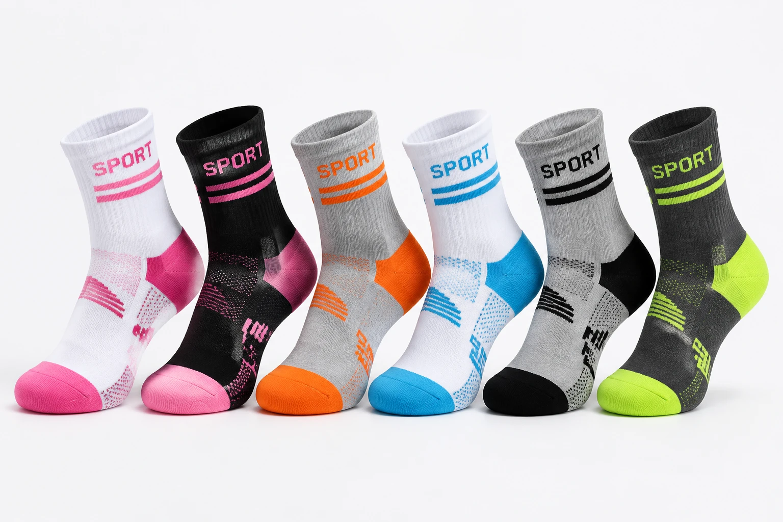Premium Kids Cartoon Printed Cotton Socks Combo - Pack of 6 Pairs (Age 1-3 Years)