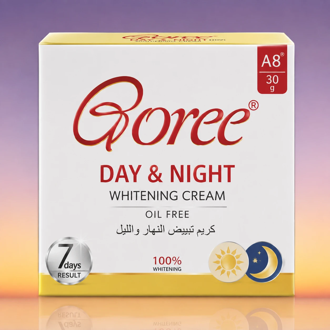 Goree Day Night Whitening Cream 100%. (30 g) pack of 1 A8