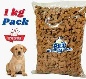Pet International Premium Dry Dog Food 1kg Pack | Healthy & Nutritious Dog Biscuits for All Breeds