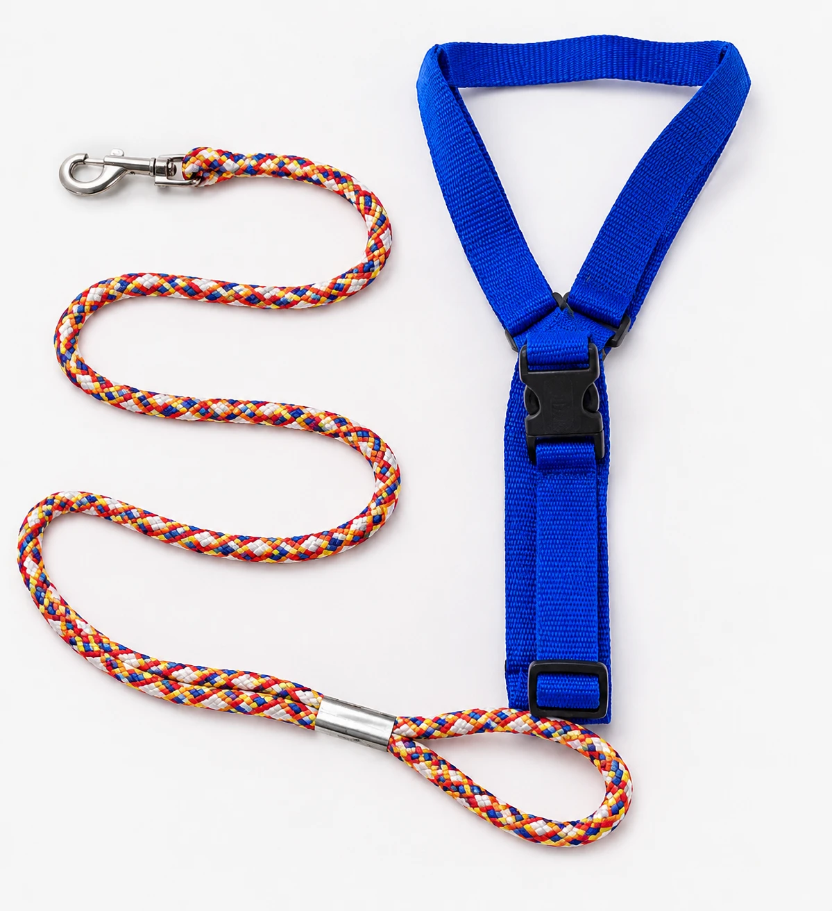 Diamond Colorfull Rope and Harness Set for Small Puppy Walking Training