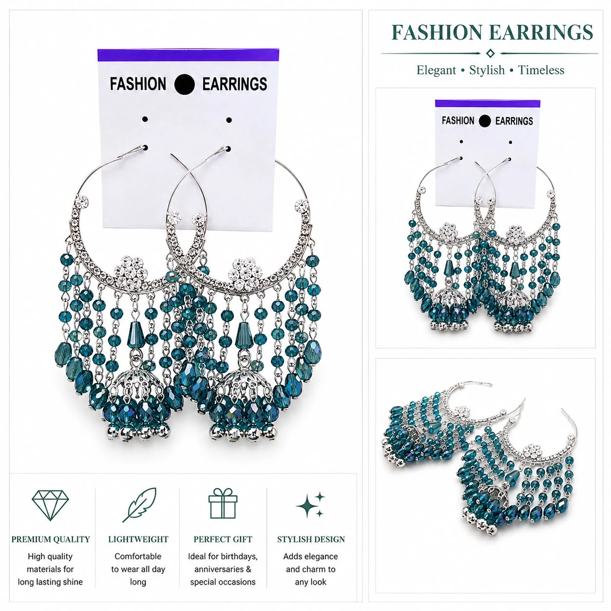 Premium Designer Fashion Earrings for Women | Elegant Stylish Artificial Jewellery for Party & Festive Wear