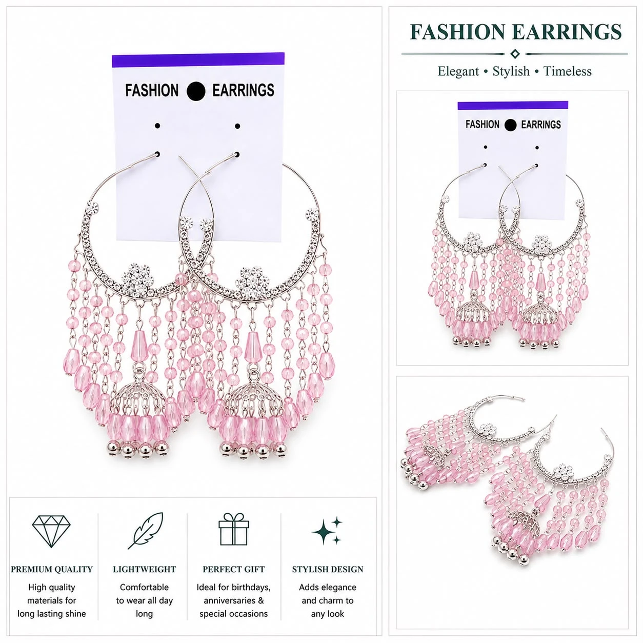 Premium Designer Fashion Earrings for Women | Elegant Stylish Artificial Jewellery for Party & Festive Wear