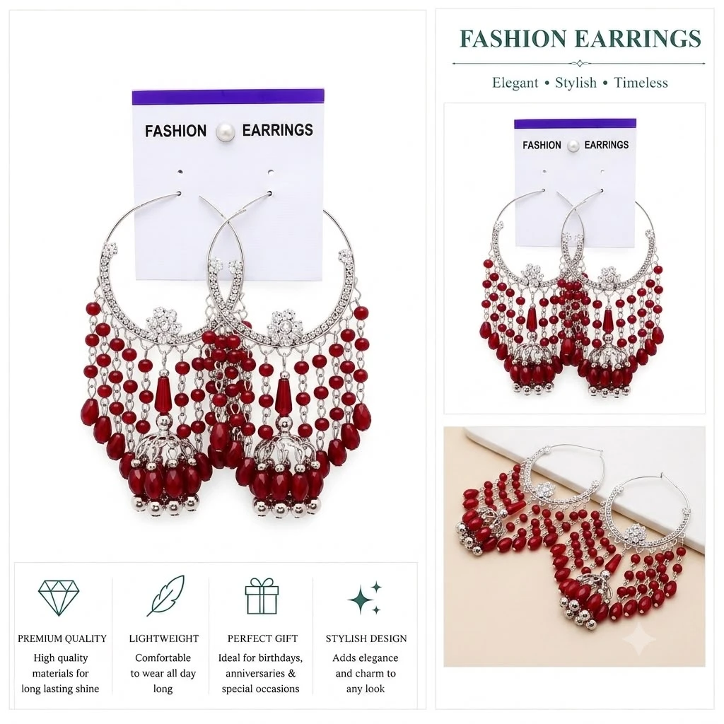 Premium Designer Fashion Earrings for Women | Elegant Stylish Artificial Jewellery for Party & Festive Wear