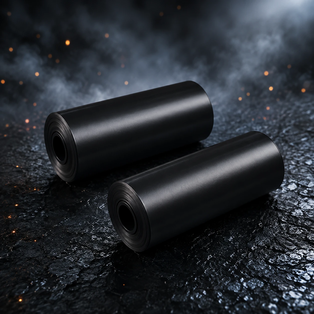 Black Garbage Bags Set-2 | Dustbin Waste Disposal Bags Roll for Home, Kitchen & Office