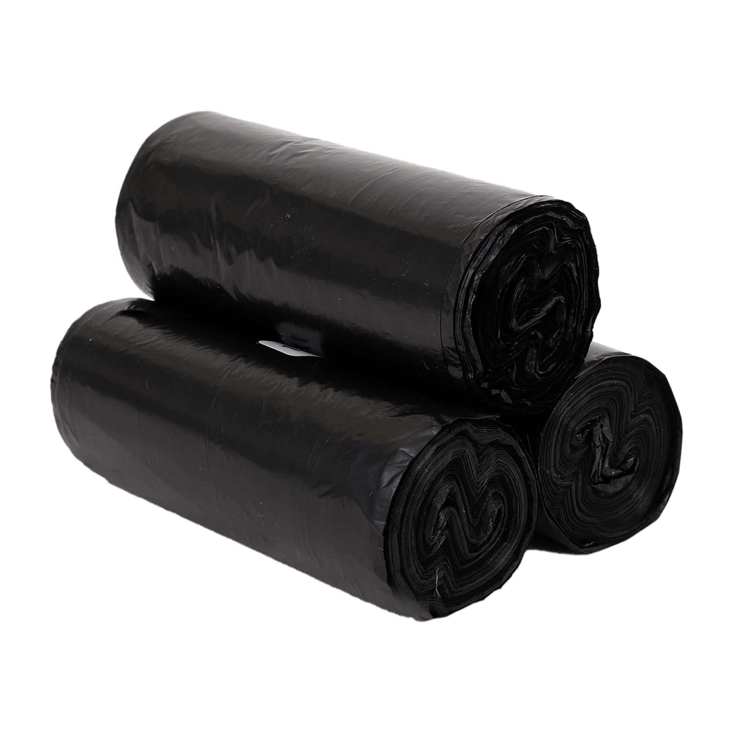 Black Dustbin Garbage Bags Set-3 | Waste Disposal Trash Bags Roll for Home, Kitchen & Office