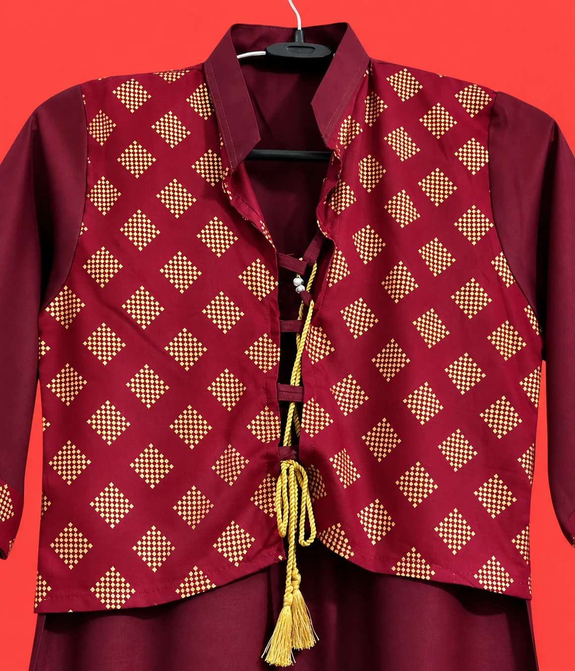 Stylish Brown Women's Beautiful Traditional Kurti.