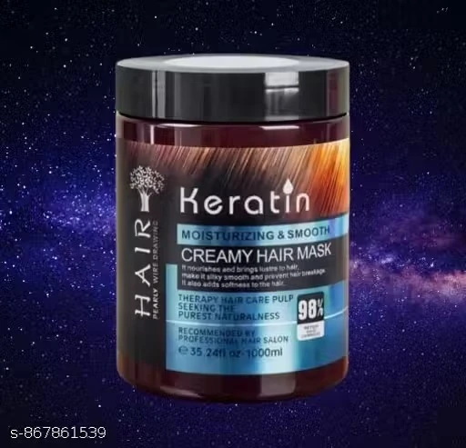 Keratin Moisturizing & Smooth Creamy Hair Mask (1000ml)