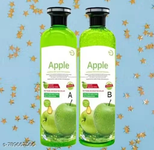 Apple Hair Gel Dye Natural Extract Hair Color Dye for Both Men, Women Black Hair Dye (500 ML) A19
