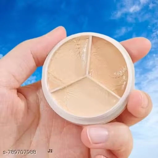 3 in 1 Full Coverage Concealer Stick | Long Lasting Waterproof Concealer | Lightweight Blendable Formula for Dark Spots & Highlighting | Makeup Essentials